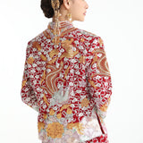 Da Wu Fu Kua in Goldfish Motifs 密繡金魚大五福