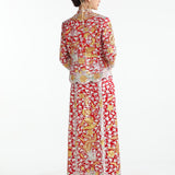 Da Wu Fu Kua in Floral Motifs 密繡花柱大五福