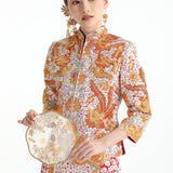 Kua Hou in Floral Motifs 奢華花柱褂后