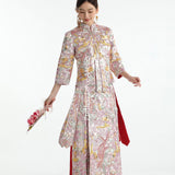 The Pink Diamond & Prismatic Phoenix motif kua 粉鑽彩鳳褂皇